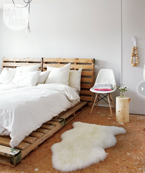 Skandináv stílusú ágy