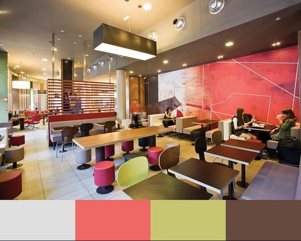Étterem belső színek