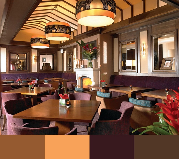 Étterem belső színek