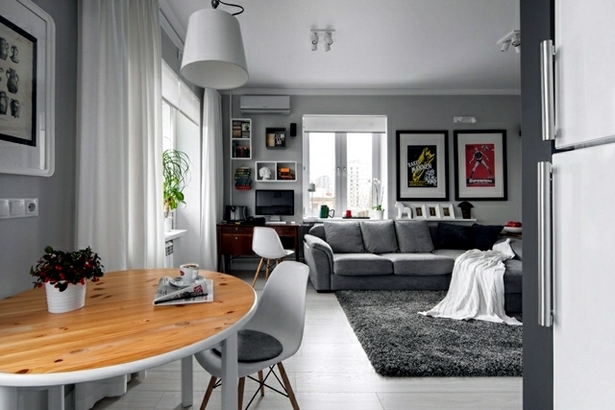 Skandináv design lakás