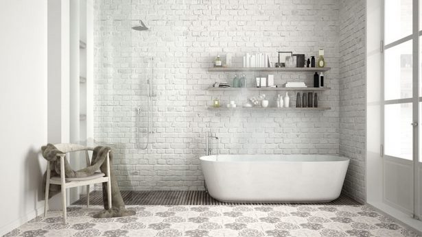 Skandináv design fürdőszoba