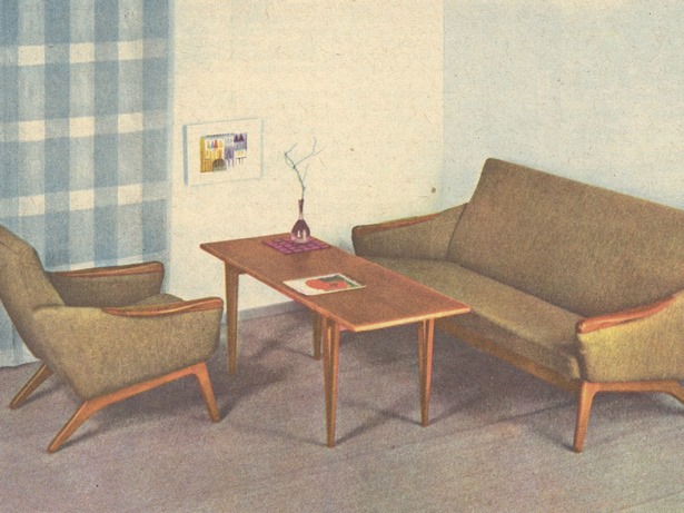 1950-es évek otthoni belső tere