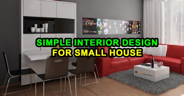 Hálószoba egyszerű design kis ház