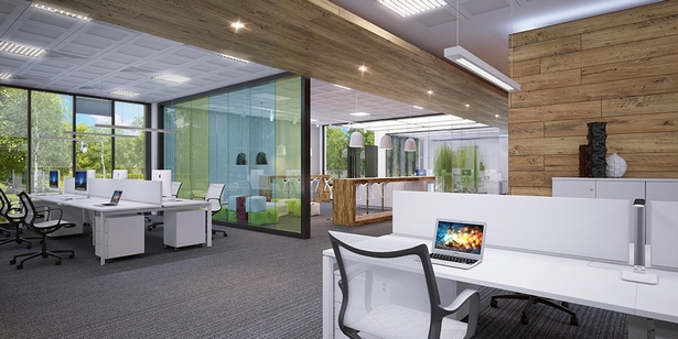 Open office interior design