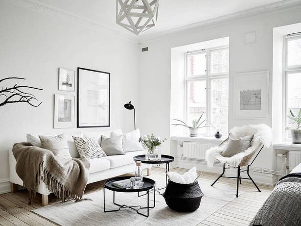 Skandináv minimalista dekoráció