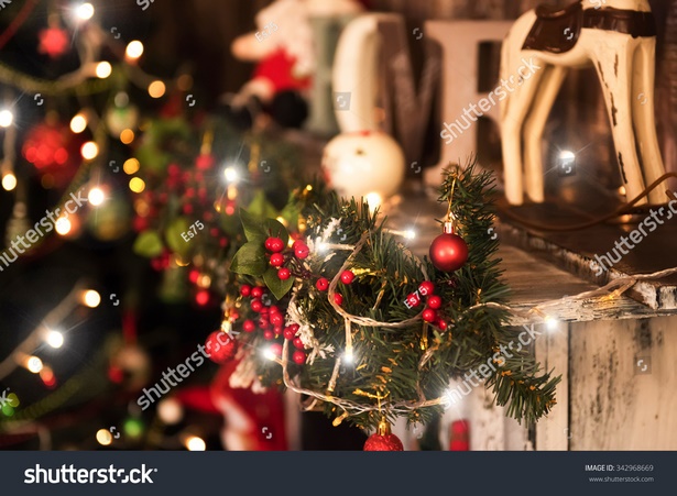 Karácsonyi belső dekorációk