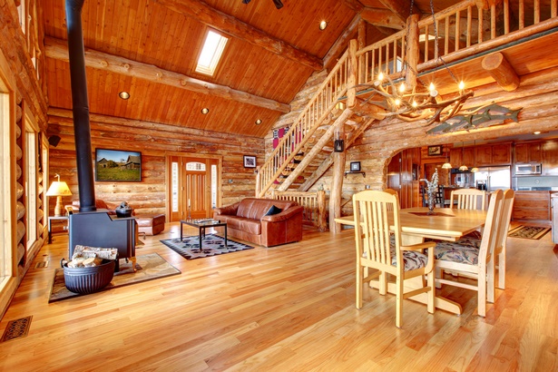 Log home interior design