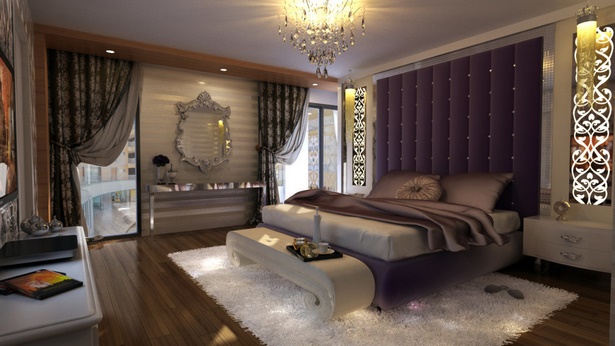 Luxus hálószoba belsőépítészet