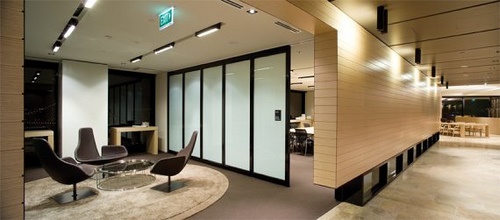 Luxus iroda belsőépítészet