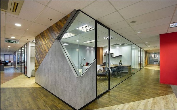 Modern irodai belső kialakítás