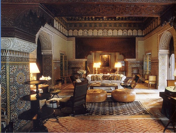 Marokkói belső dekoráció