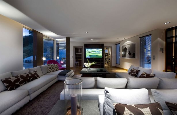 Nagy modern nappali