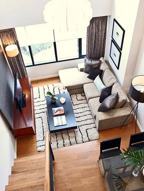 Modern nappali ötletek kis lakás