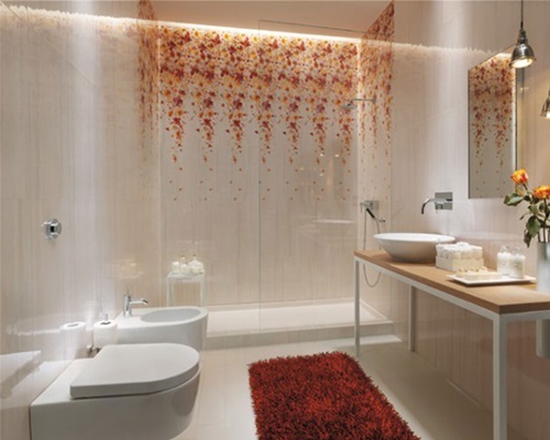 Egyszerű Fürdőszoba belsőépítészet