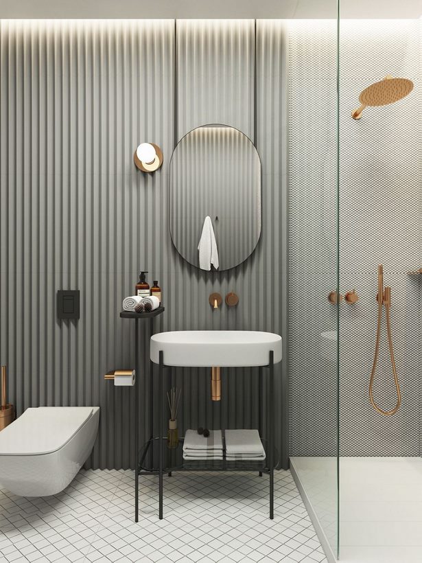 Fürdőszoba fali dekoráció ötletek 2022