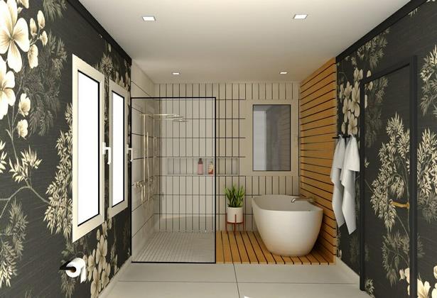 Fürdőszoba fali dekoráció ötletek 2022