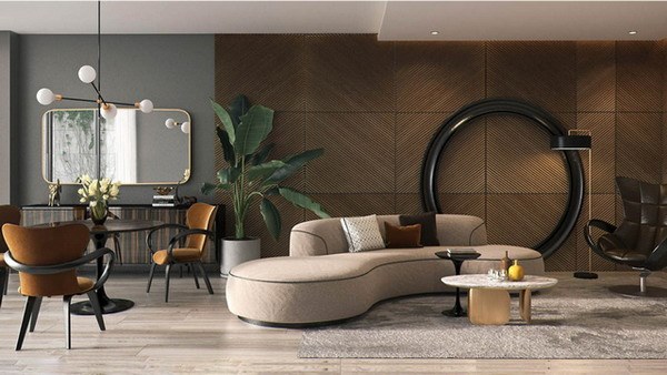 Modern nappali dekoráció 2022