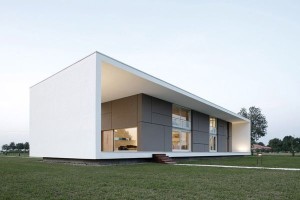 Egyszerű minimalista háztervezés