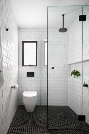 Fekete-fehér fürdőszoba ötletek 2021