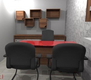 Egyszerű irodai szoba kialakítása