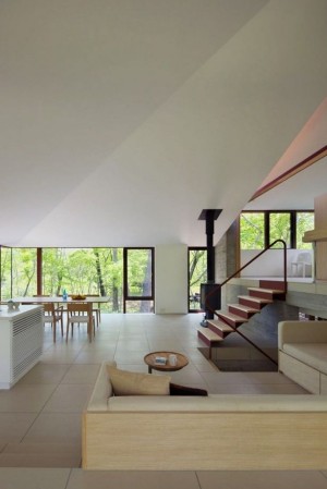 Japán modern minimalista ház design