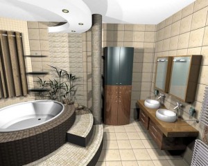 Különböző fürdőszobai minták