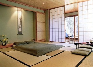 Japán stílusú hálószoba