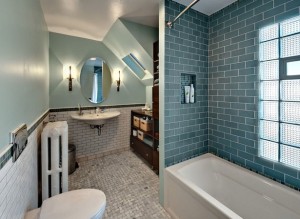 Új stílusú fürdőszoba