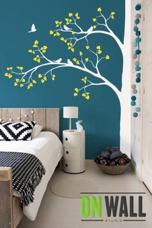 Fal design festék hálószoba