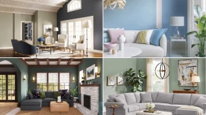 Modern nappali festék színes ötletek