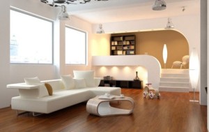 Belső kialakítású nappali