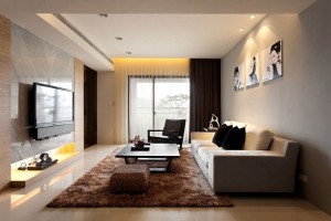 Modern nappali belső minták