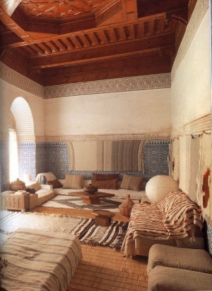 Marokkói belső dekoráció